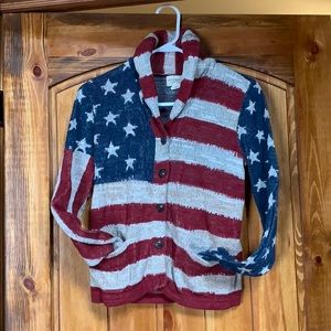 American flag sweater
